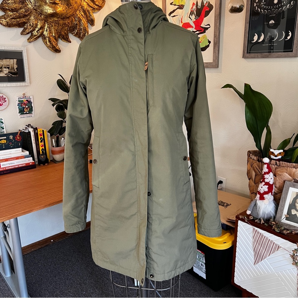 Fjallraven Olive Green Kiruna Parka